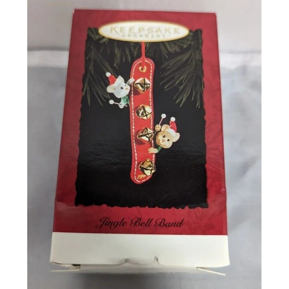 1994 Hallmark Keepsake Ornament - Jingle Bell Band - Mice Playing Music